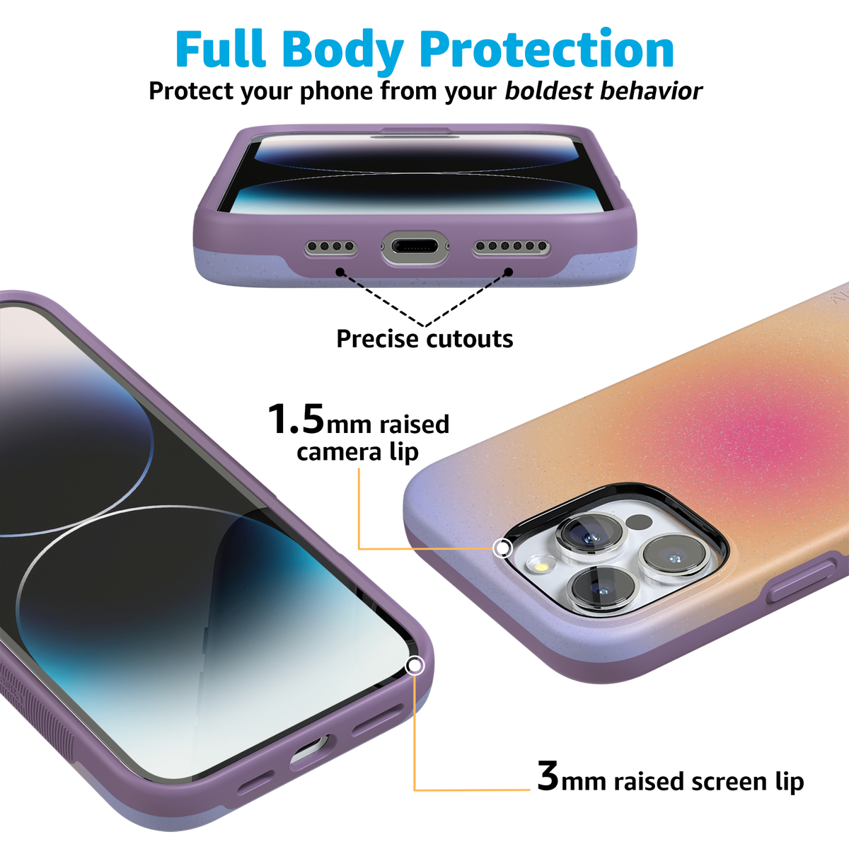 Sunset Halo | Rainbow Aura Case
