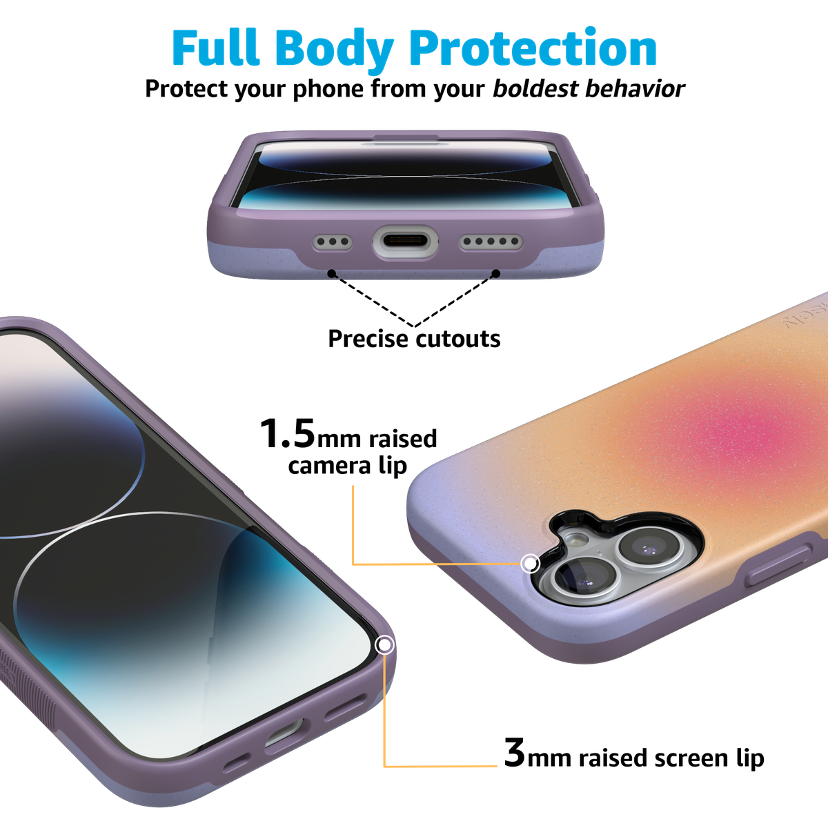 Sunset Halo | Rainbow Aura Case