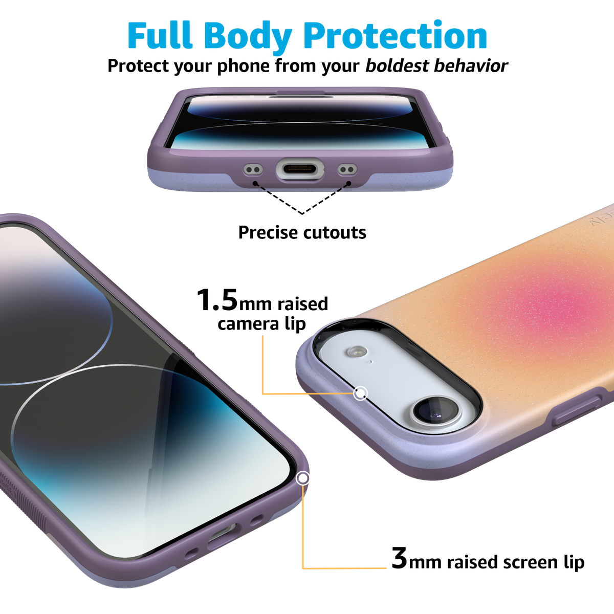 Sunset Halo | Rainbow Aura Case
