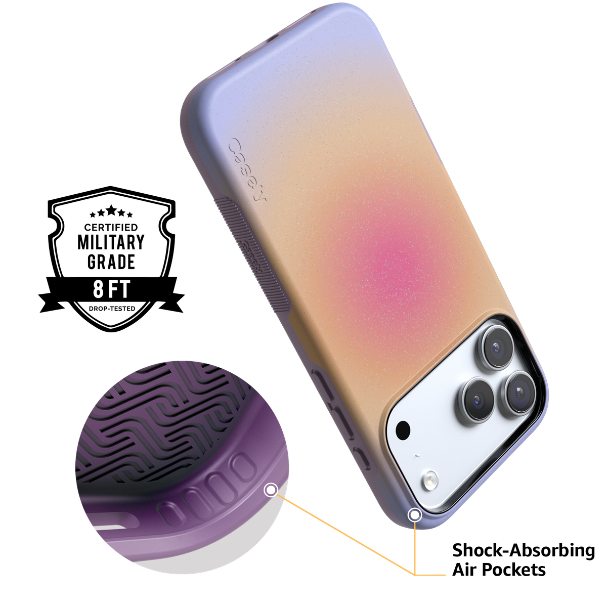 Sunset Halo | Rainbow Aura Case