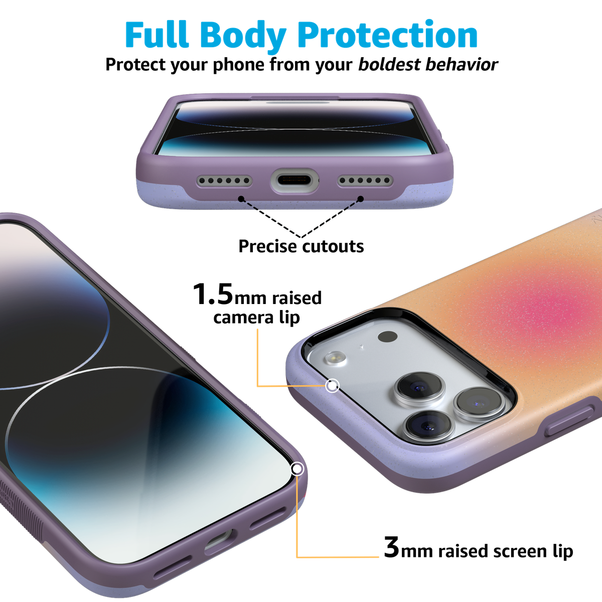 Sunset Halo | Rainbow Aura Case