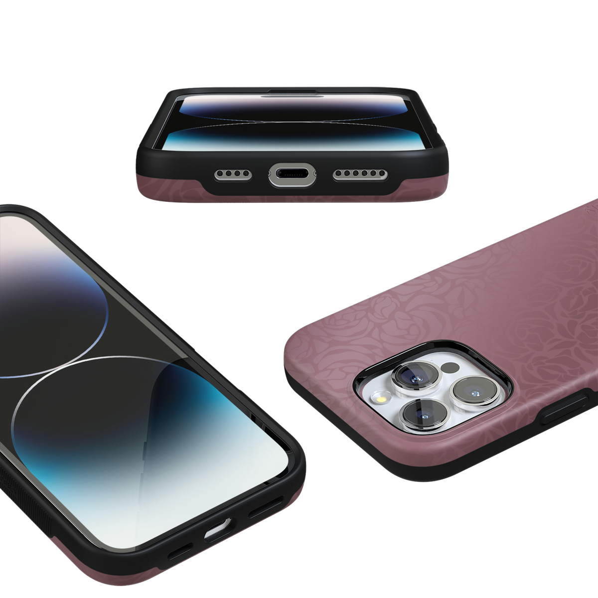 Bordeaux Rose | Moody Monochrome Case
