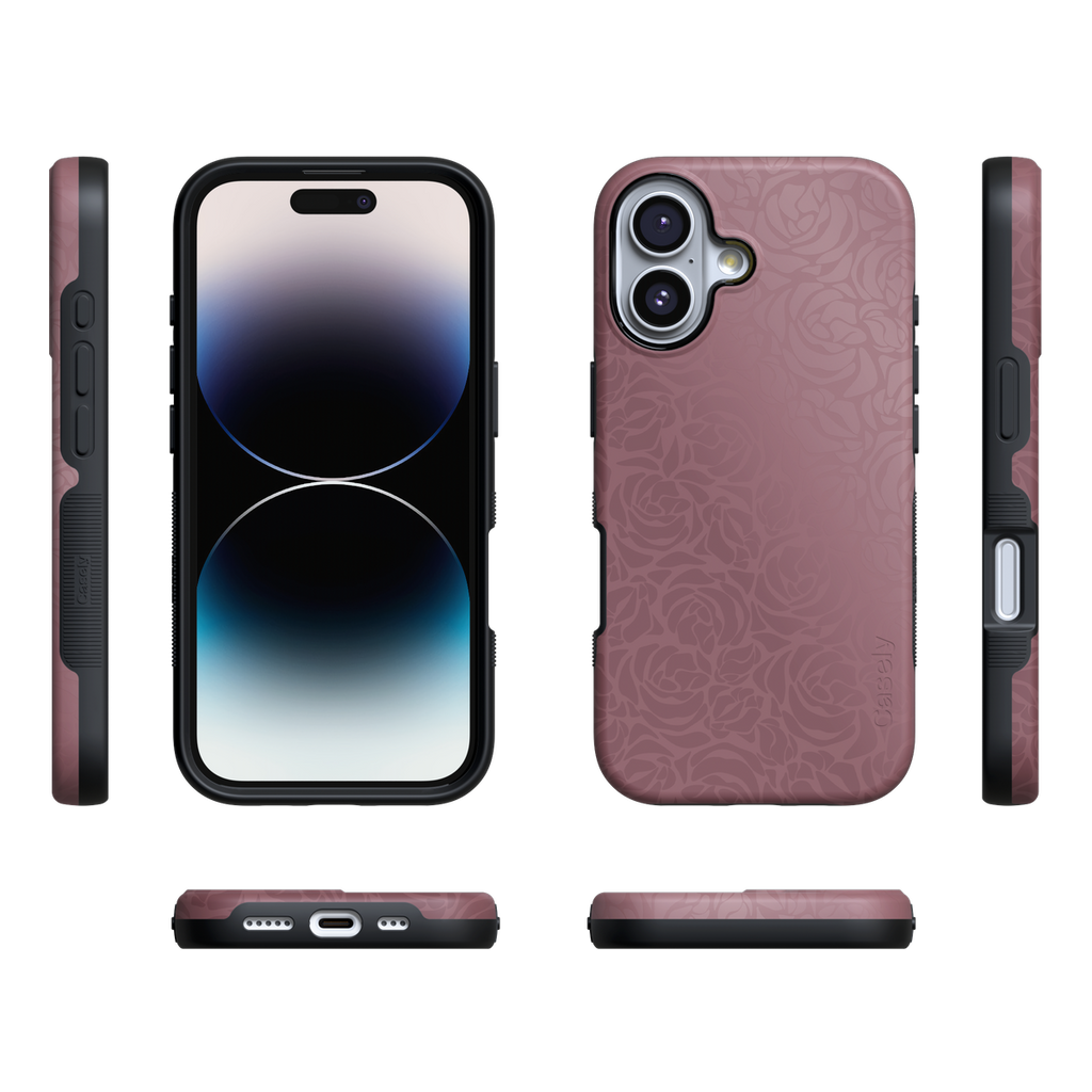 Bordeaux Rose | Moody Monochrome Case