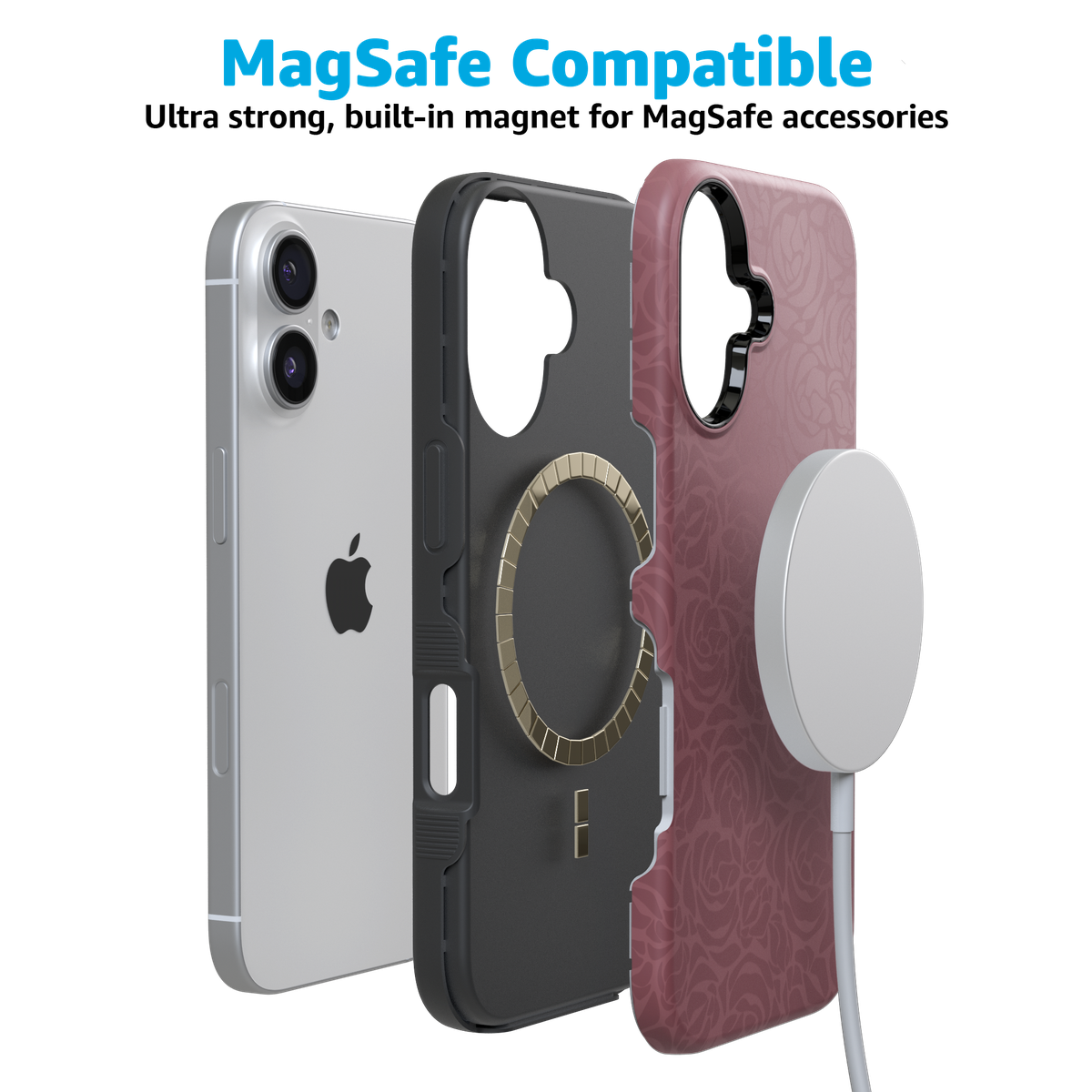 Bordeaux Rose | Moody Monochrome Case
