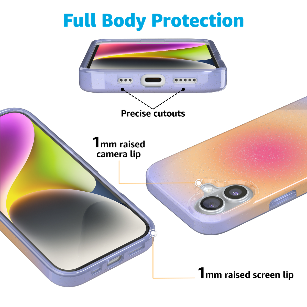 Sunset Halo | Rainbow Aura Case