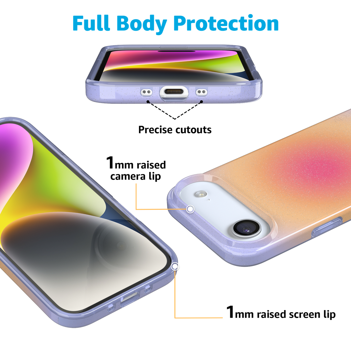 Sunset Halo | Rainbow Aura Case