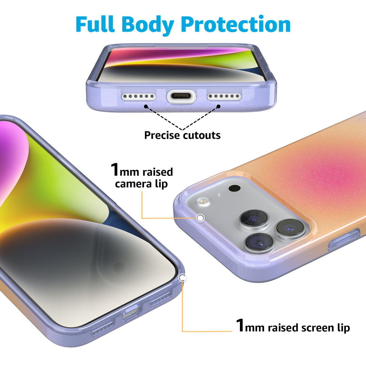 Sunset Halo | Rainbow Aura Case