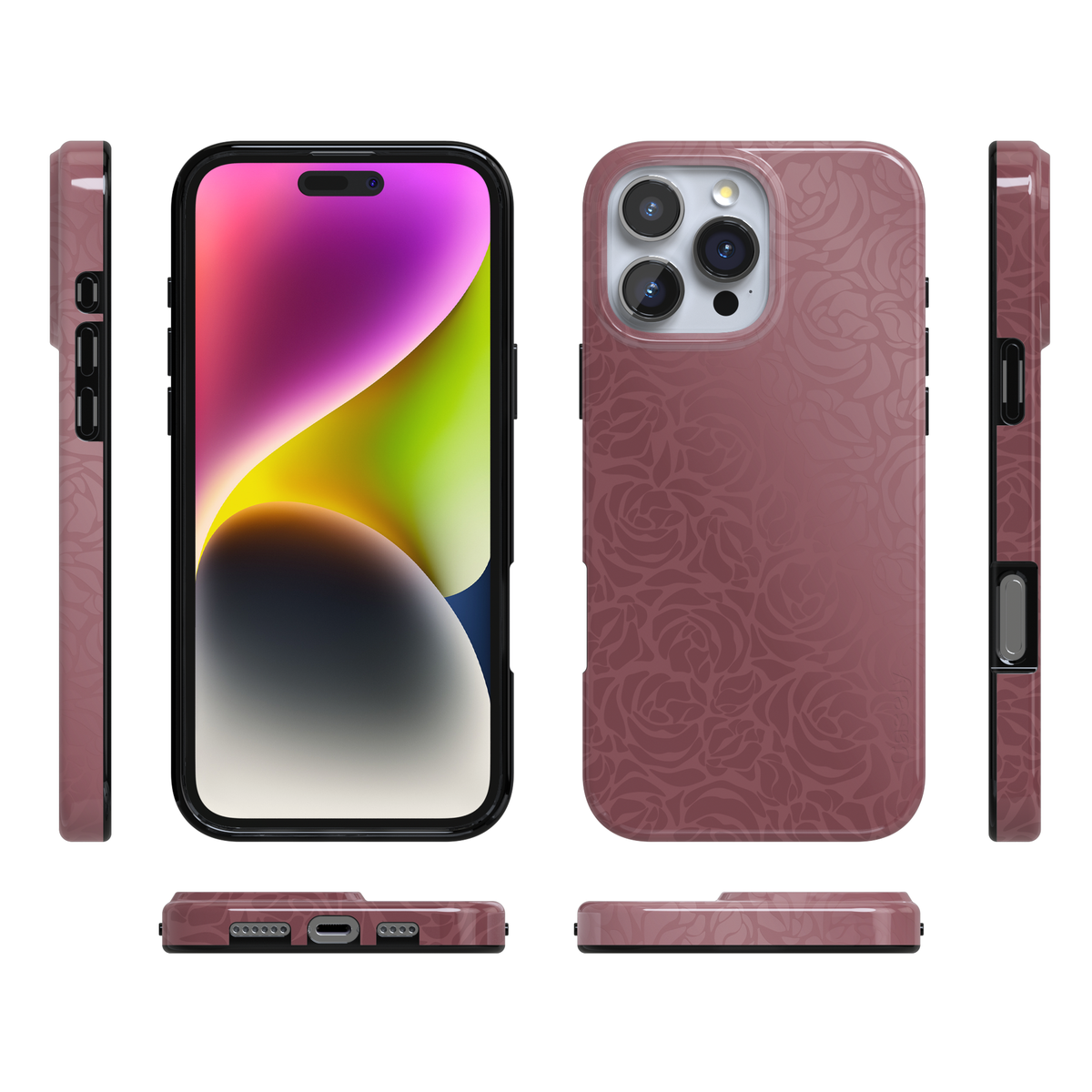 Bordeaux Rose | Moody Monochrome Case