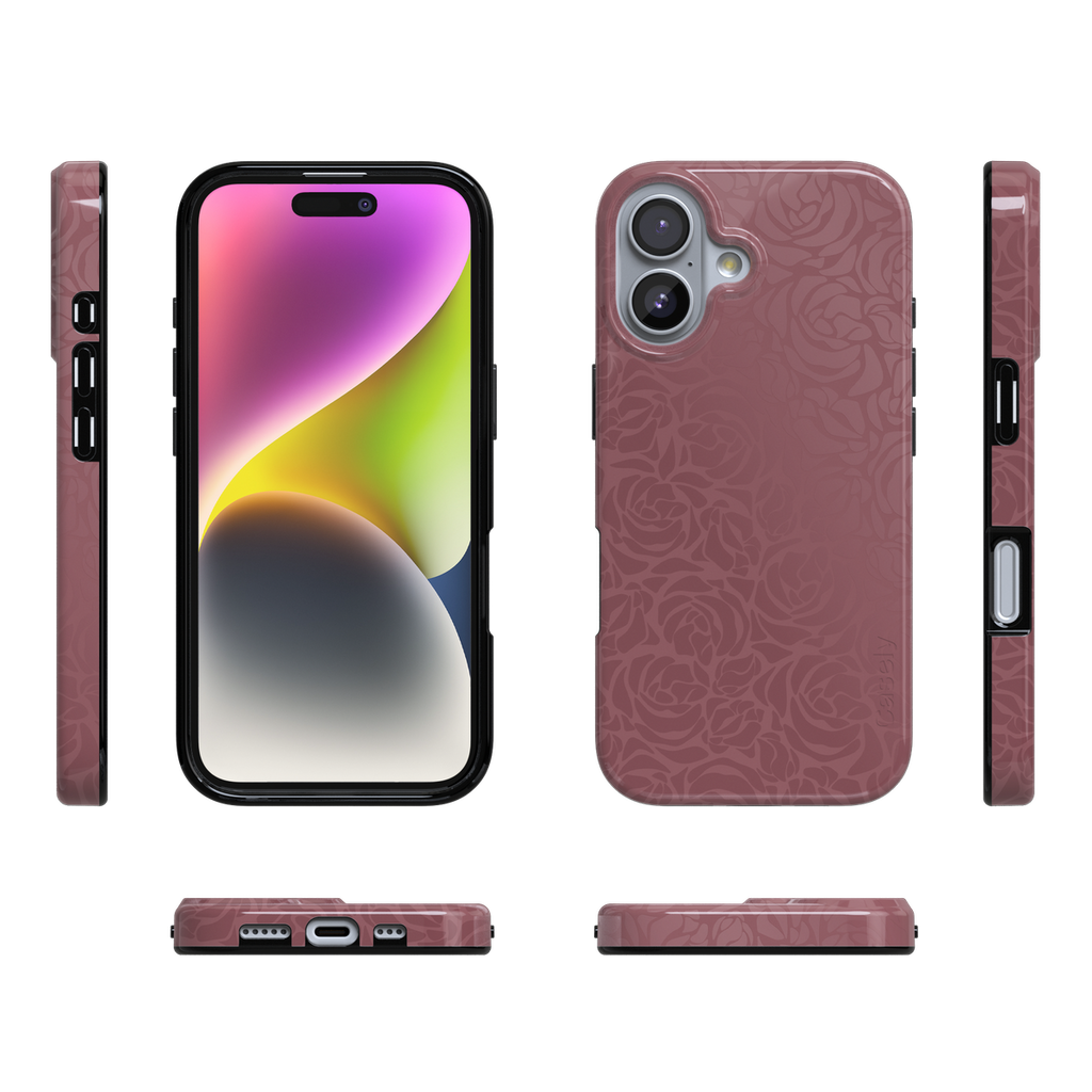 Bordeaux Rose | Moody Monochrome Case