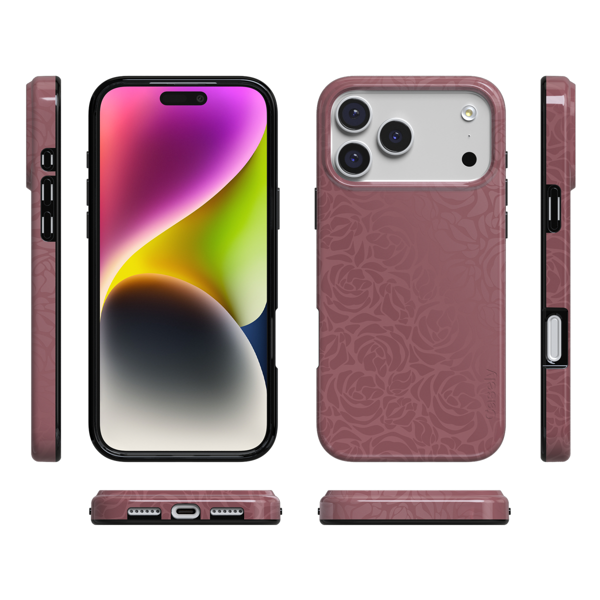 Bordeaux Rose | Moody Monochrome Case