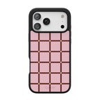 Uptown Gridlock | Pink Checkerboard Case
