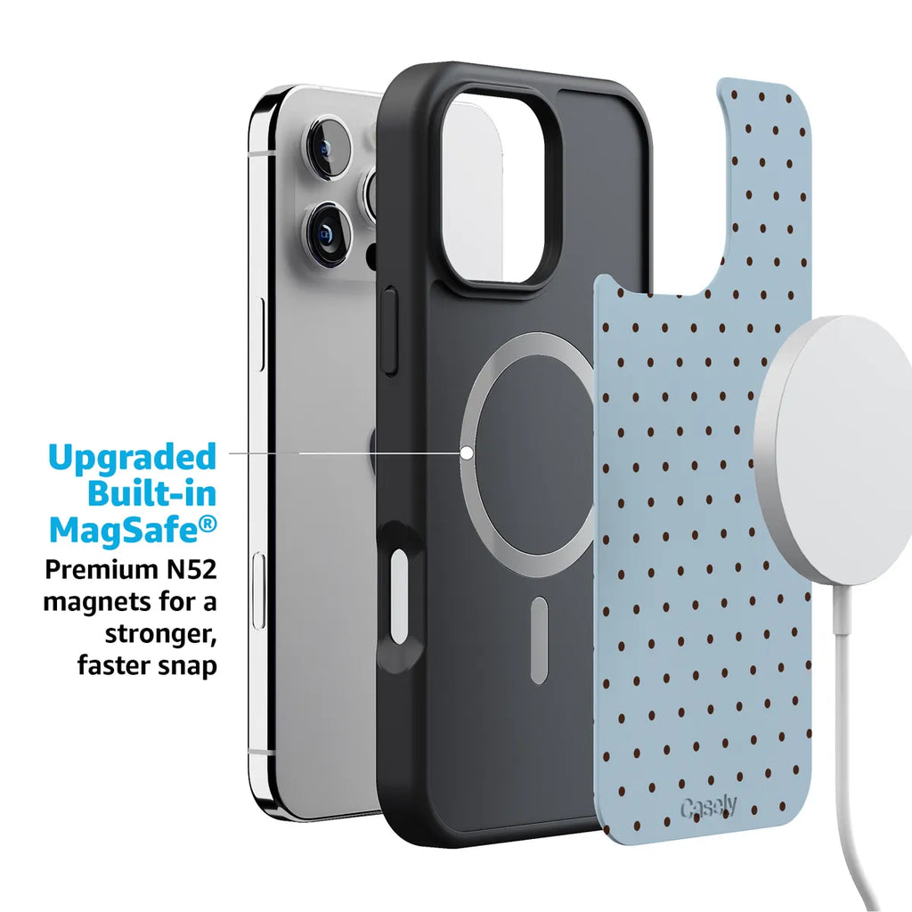 On the Dot | Blue Polka Dot Case