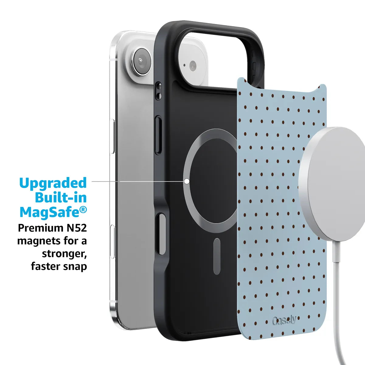 On the Dot | Blue Polka Dot Case