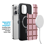 Uptown Gridlock | Pink Checkerboard Case
