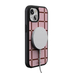 Uptown Gridlock | Pink Checkerboard Case