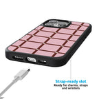 Uptown Gridlock | Pink Checkerboard Case