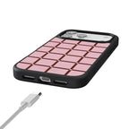 Uptown Gridlock | Pink Checkerboard Case