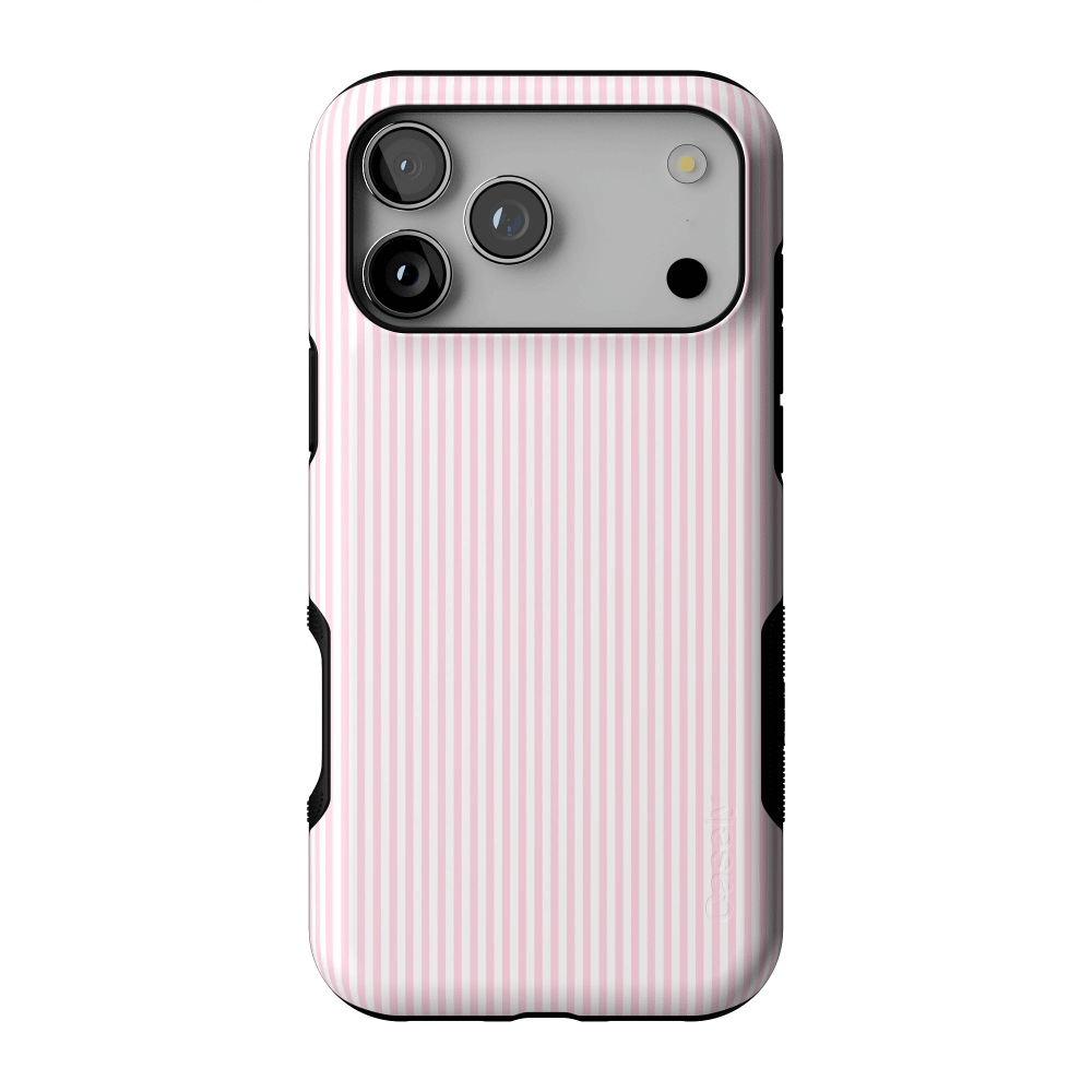 Stripes and the City | Light Pink Pinstripe Case