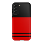 Storm Warning | Black & Red Stripes Case