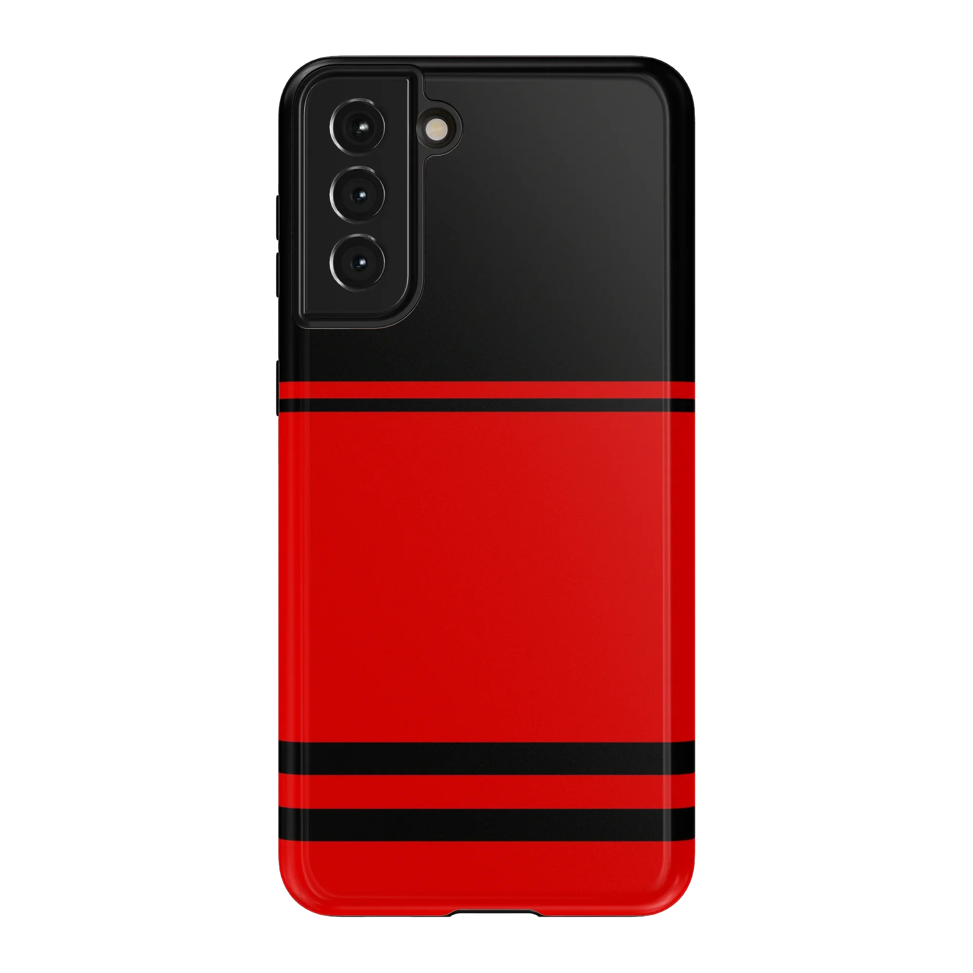 Storm Warning | Black & Red Stripes Case
