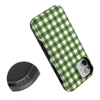 Checked Twice | Green Plaid Case