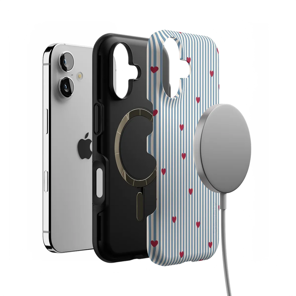 Love Lines | Blue Stripes Case