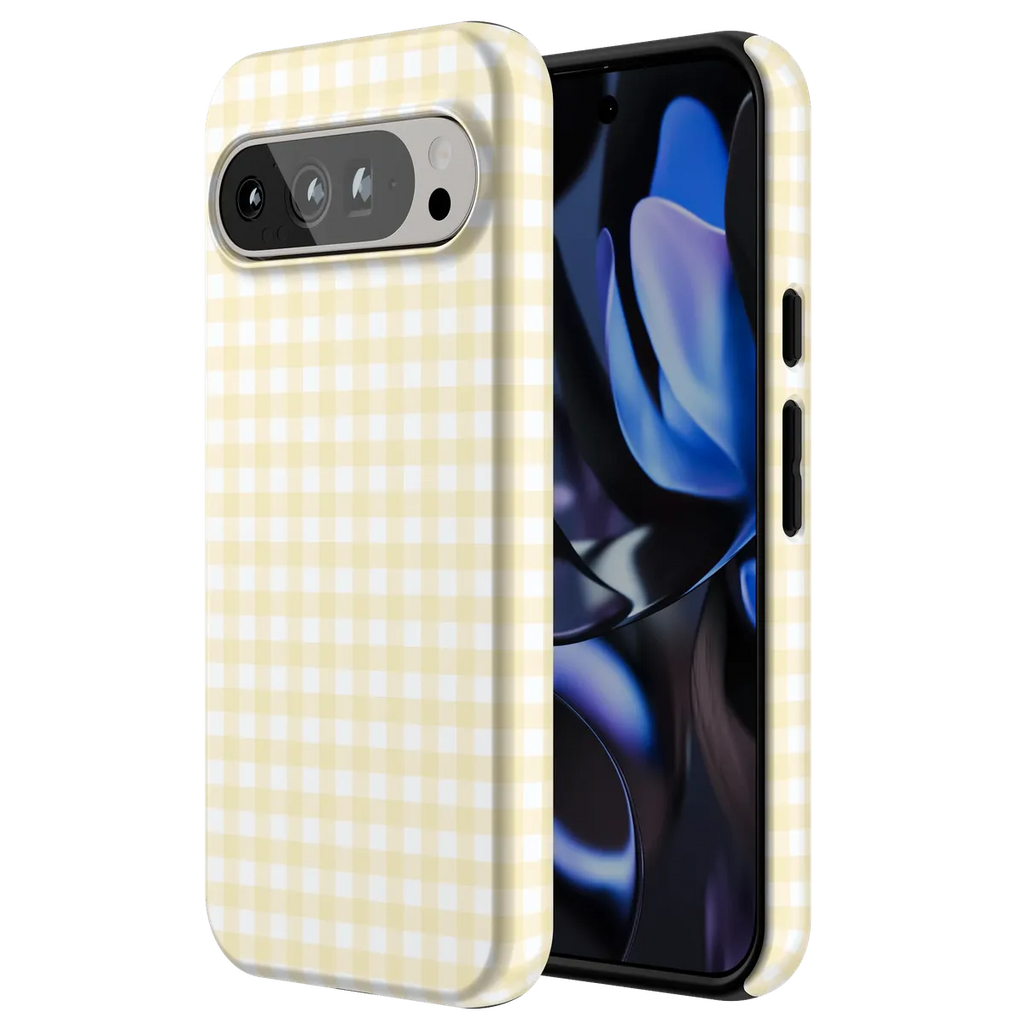 Pastel Picnic | Yellow Gingham Case