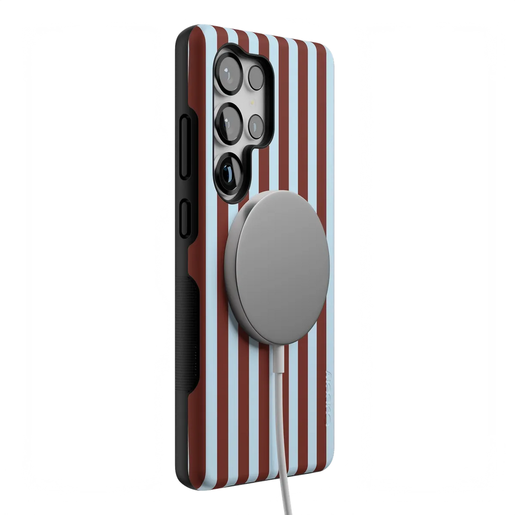 Sunday in Brooklyn | Blue Stripes Case