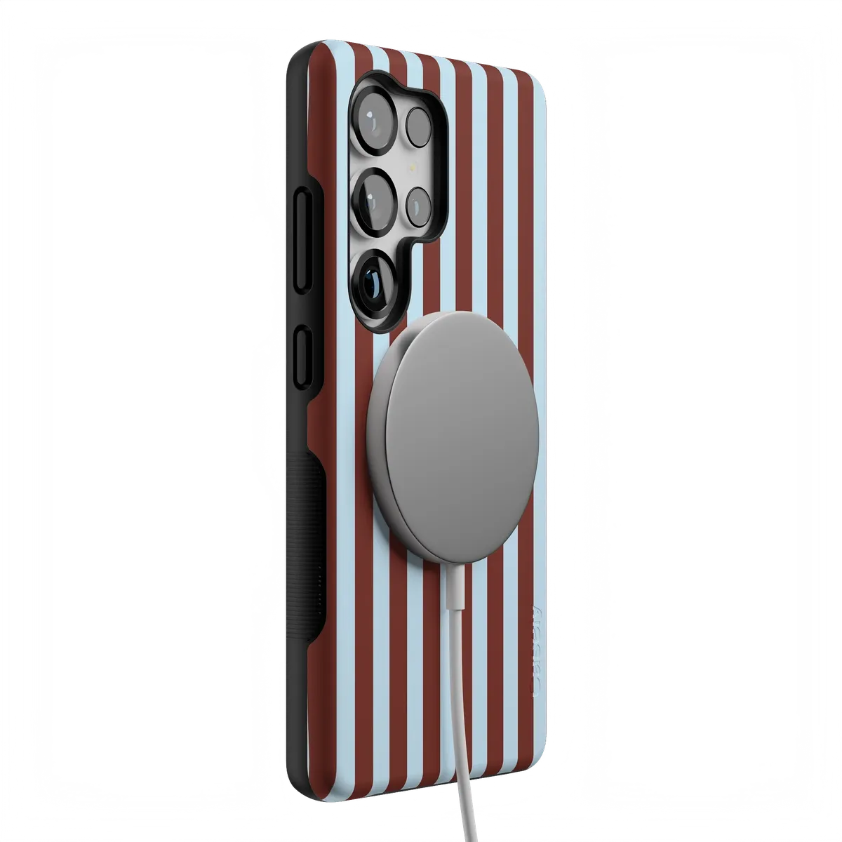 Sunday in Brooklyn | Blue Stripes Case