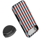 Sunday in Brooklyn | Blue Stripes Case