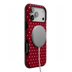 On the Dot | Maroon Polka Dot Case