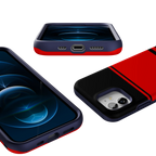 Storm Warning | Black & Red Stripes Case