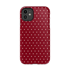 On the Dot | Maroon Polka Dot Case