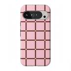Uptown Gridlock | Pink Checkerboard Case