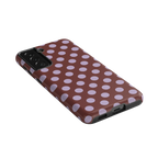 Spotted in SoHo | Burgundy Polka Dot Case