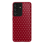 On the Dot | Maroon Polka Dot Case