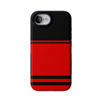 Storm Warning | Black & Red Stripes Case