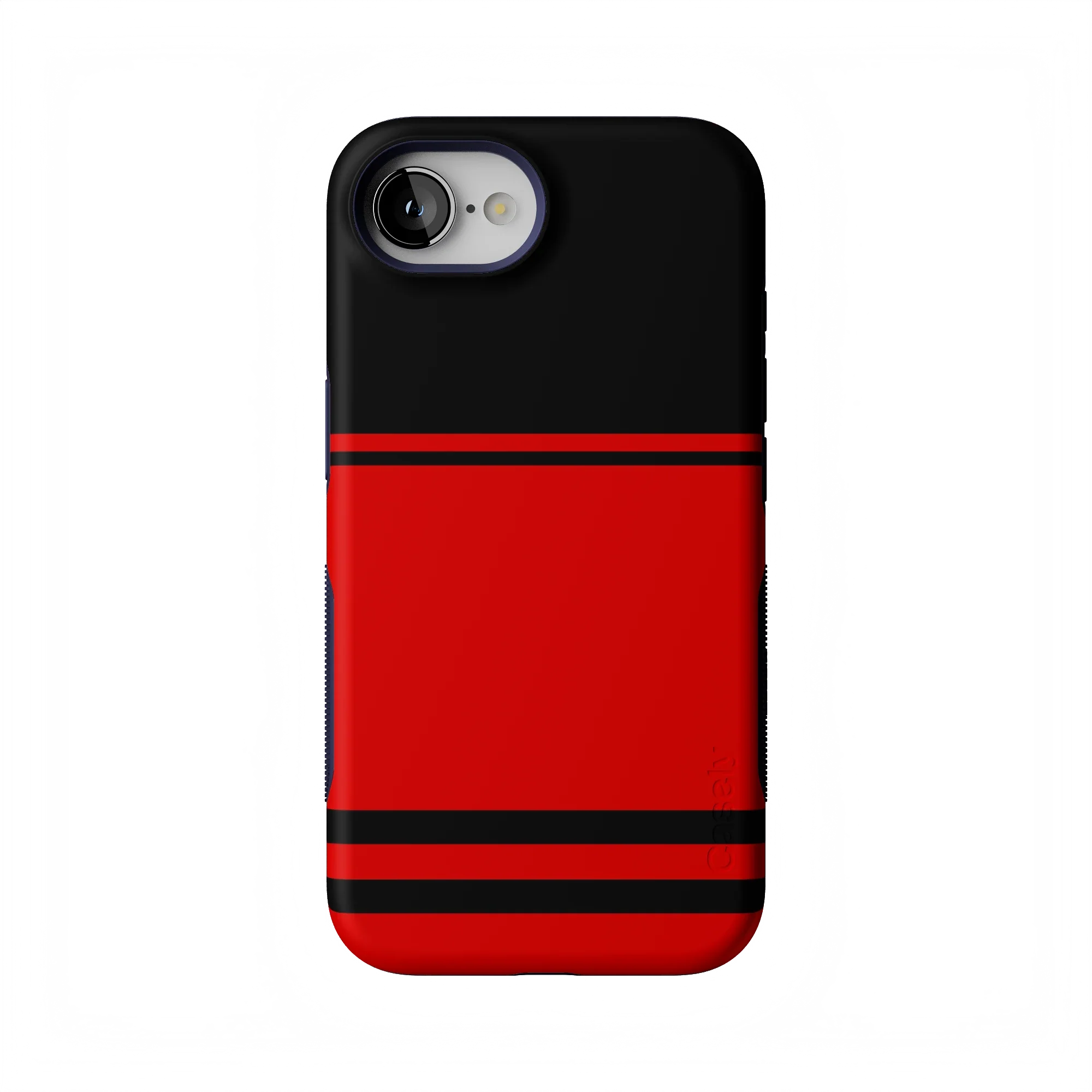 Storm Warning | Black & Red Stripes Case