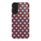 Spotted in SoHo | Burgundy Polka Dot Case