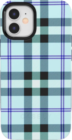 As if! | Light Blue Plaid Case
