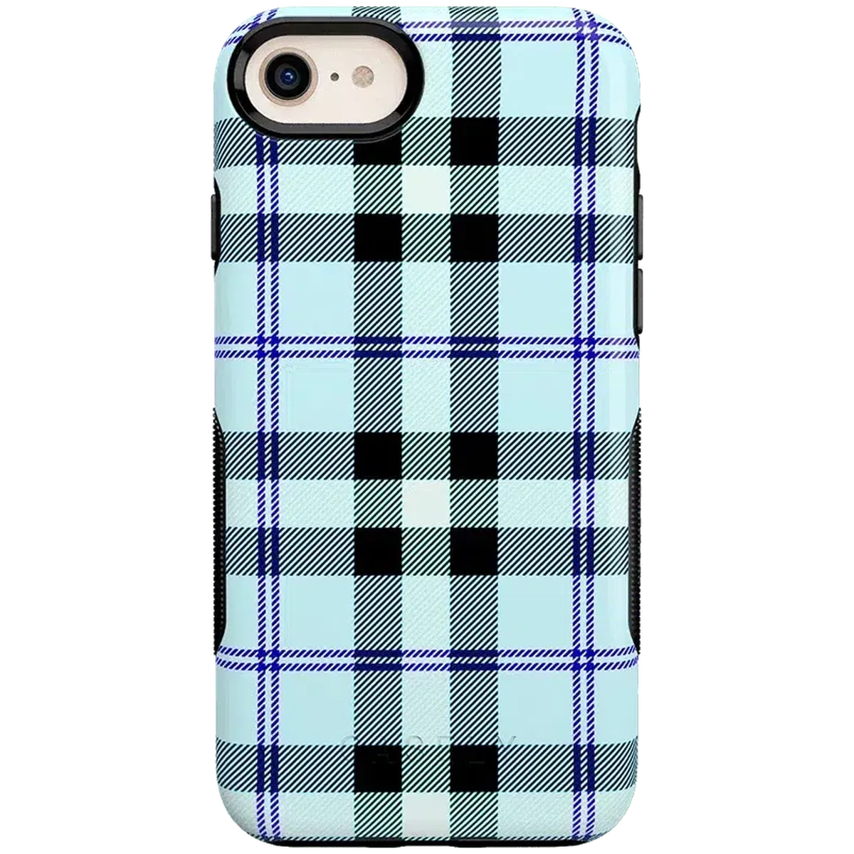 As if! | Light Blue Plaid Case