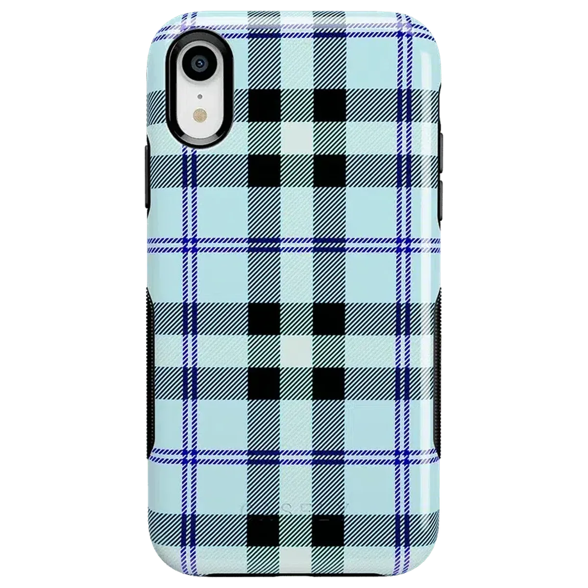 As if! | Light Blue Plaid Case