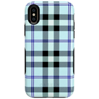 As if! | Light Blue Plaid Case