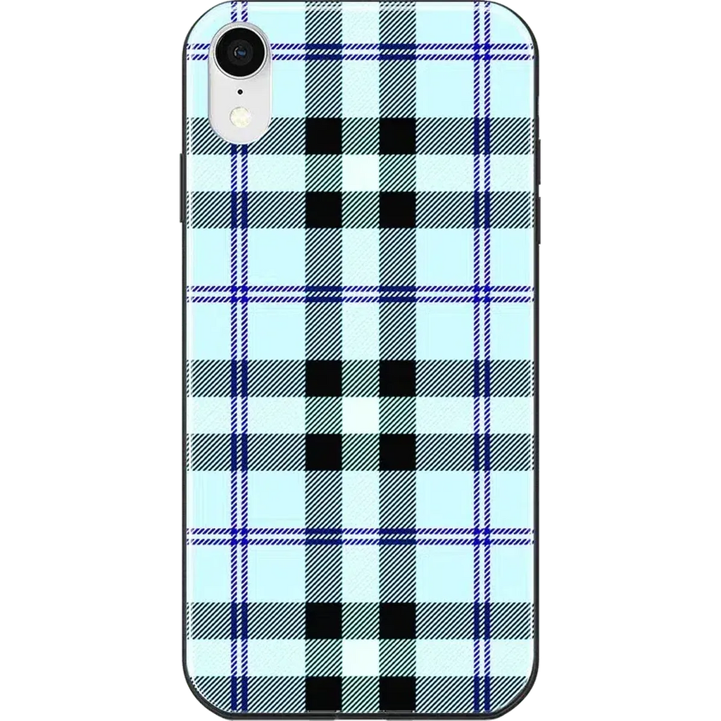 As if! | Light Blue Plaid Case