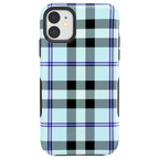 As if! | Light Blue Plaid Case