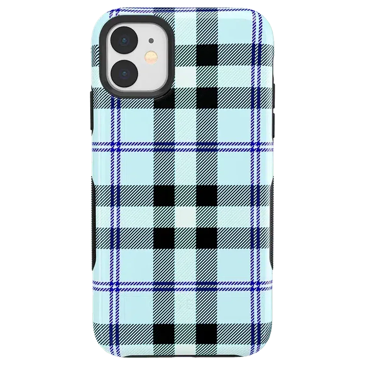 As if! | Light Blue Plaid Case