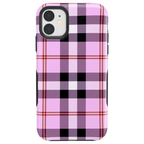 As if! | Light Purple Plaid Case