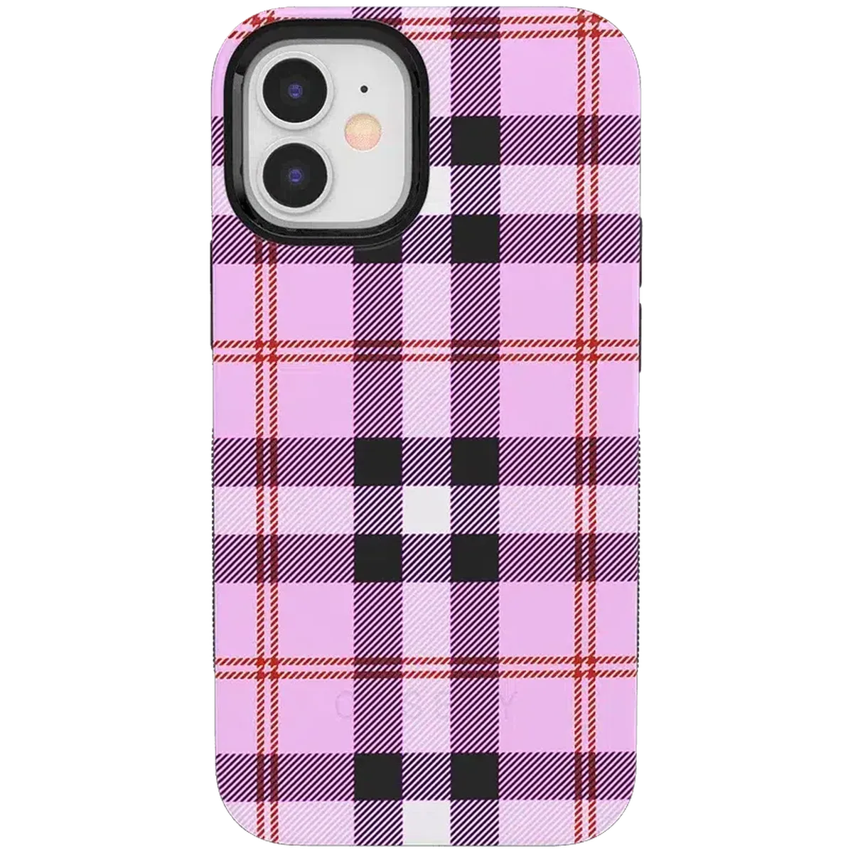 As if! | Light Purple Plaid Case