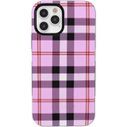 As if! | Light Purple Plaid Case