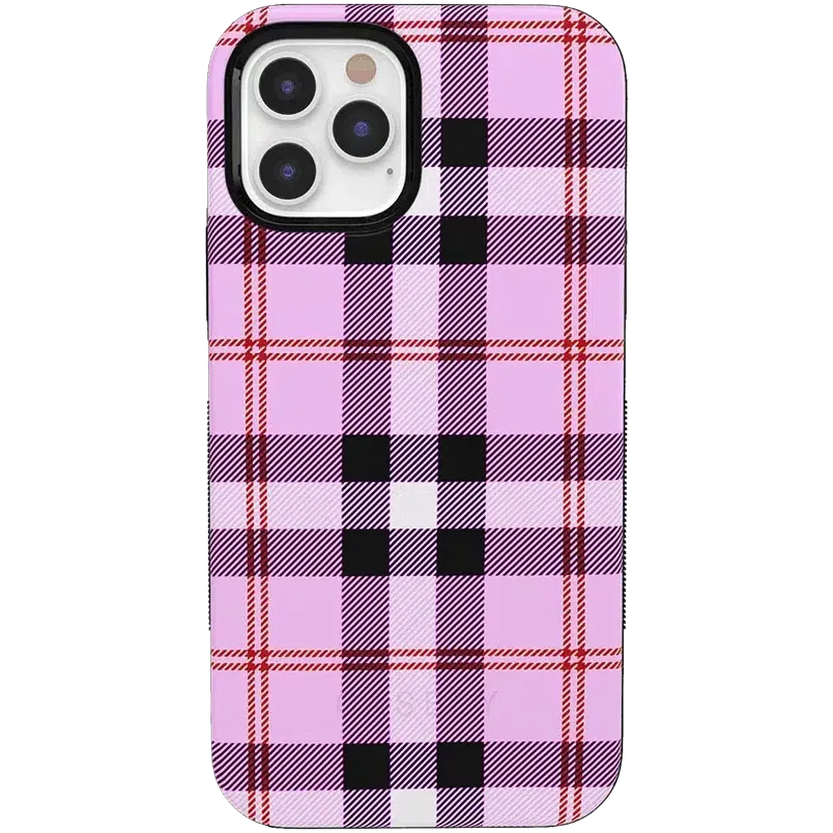 As if! | Light Purple Plaid Case